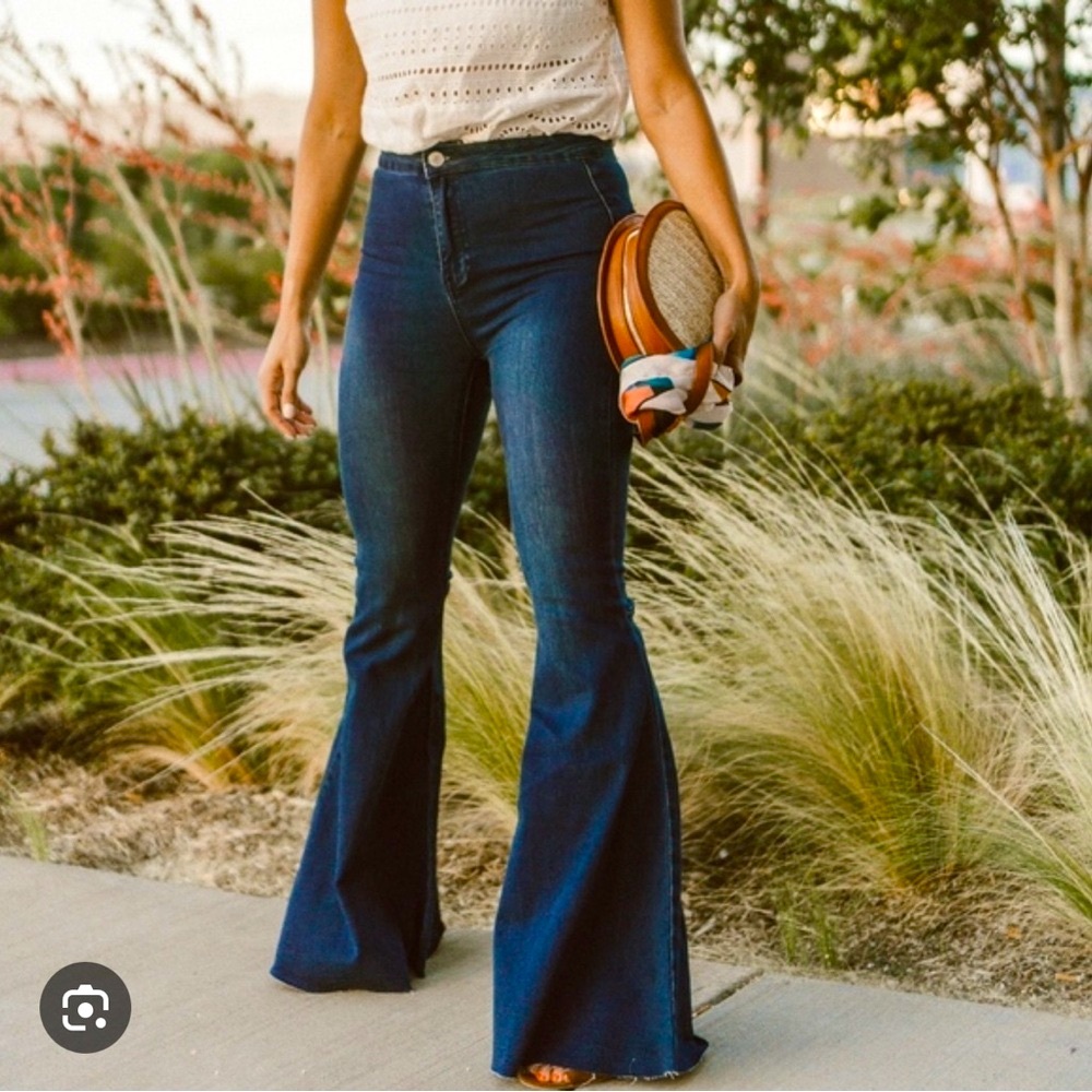 Women's Blank Paige Flare Jeans